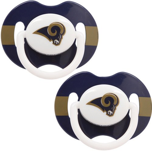 St. Louis Rams 2-Pack Team Logo Pacifiers