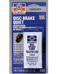 Permatex 80729 Disc Brake Quiet, 2 - .25 fl oz Pouches