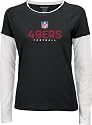 San Francisco 49ers Women's Black Call Sign Too Long Sleeve Layered Tissue Tee