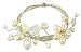Pearl bracelet, 'Butterfly Bloom' 8