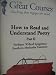 Book How to Read and Understand Poetry Part 2 (II) (The Great Courses, Course #267)