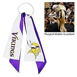 Minnesota Vikings Ponytail Holder Hair Tie Ribbon