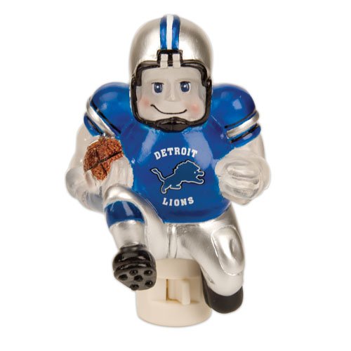 Pack of 2 NFL Detroit Lions Football Player Night Lights