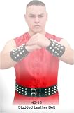 Studded Leather Waist Belt
