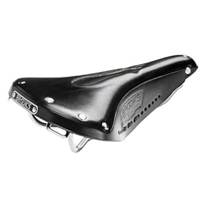 Brooks Saddles Imperial B17 Standard Bicycle Saddle with Hole and Laces (Men's, Black)
