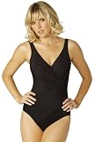 Miraclesuit Oceanus Black One Piece Slimming Shapewear Swimsuit, UK Size 16