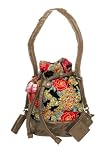 Red or Dead Russian Dolls Bucket Bag Bronze