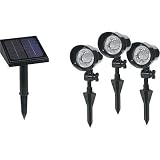 Sunforce Solar LED Floodlights - 3-Pc. Set