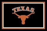 Texas Longhorns ( University Of ) NCAA 4x6 Area Rug