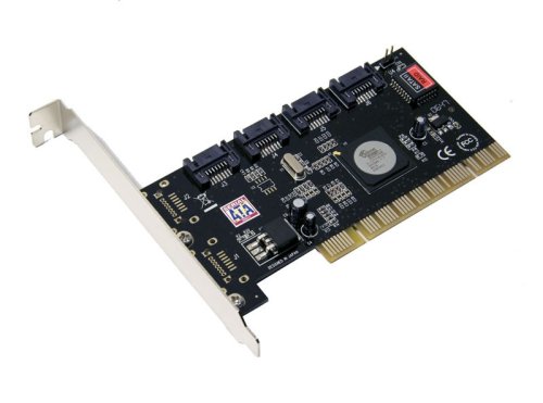 Syba SD-SATA2-4IR PCI SATA II 4x Internal Ports RAID Controller with SIL3124 Chipset