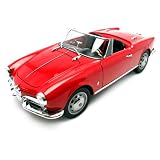 1967 Alfa Romeo Giulietta 1300 Spider 1 18 Red by Collectable Diecast