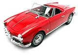 1967 Alfa Romeo Giulietta 1300 Spider 1/18 Red