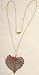 Necklace - Cottonwood Leaf, Iridescent Pendant