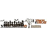 Sizzix Sizzlits Decorative Strip Die, 12.625 by 2.375-Inch, Halloween Shadows