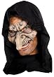 Ugly Old Witch or Wrinkled Goblin Mask - Adult Std.