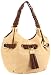 MICHAEL Michael Kors Braided Grommet Soft Straw Large Shoulder Tote Handbags - Neutral