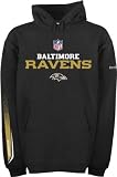 Baltimore Ravens Black Optimus 2009 Sideline Hooded Sweatshirt