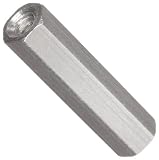 HSTA-04-12 Anodized Aluminum Hex Standoff, 4-40 Internal Thread x 3/4 L x 3/16 Hex (Pack of 25)