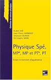 Physique spe mp mp et pt pt tirage 2003