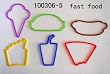 Fast Food Bands Rubber Bandz Wristband (12)