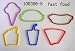 Fast Food Bands Rubber Bandz Wristband (12)