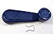 PT Auto Warehouse TO-1021J - Inside Interior Inside Window Crank Handle, Blue - Left = Right