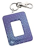 Polaroid i-zone Flowered Purple Acrylic Keychain Photo Frame