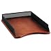 Rolodex Distinctionst Clip Holder, Rich Cherry Wood/Black Metal (ROL22623)