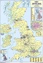 Map Marketing Sales and Marketing Map Unframed 12.5 Miles/inch Scale W830xH1200mm Ref UKM