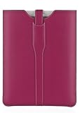 M-Edge Page Genuine Leather Kindle DX Sleeve (Fits 9.7 Display, Latest Generation Kindle DX), Pebbled Fuchsia