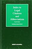 Index to legal citations and abbreviations