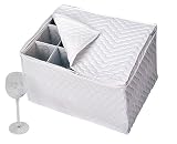Quilted Vinyl Stemware Chest