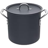 Calphalon Commercial Hard Anodized 12-Quart Stockpot with Lid