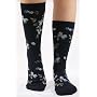 Soft and Comfortable Navy Tiny Flowers Trouser Socks by Foot Traffic
