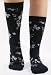 Soft and Comfortable Navy Tiny Flowers Trouser Socks by Foot Traffic
