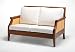 Kitchen & Housewares : St Lucia Two Seat Wooden Sofa