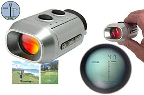 Optimal Shop New Digital Zoom 7X Golf Rangefinder Range Finder Golf Scope Telephoto with Padded Protective Case