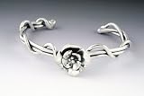 Medium Vine Cuff Bracelet with 3/4