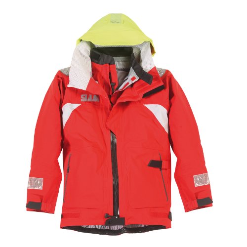Slam Herren Segeljacke BOR Ocean Waves, rot-hellgrau, XL, S170010S00 Preisvergleich