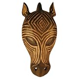 EXP Handmade Zebra Tribal Mask Wall-hanging