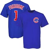 Majestic Chicago Cubs #1 Kosuke Fukudome Royal Blue Youth Players T-shirt