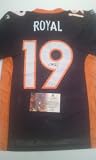 Eddie Royal Signed Denver Broncos Jersey