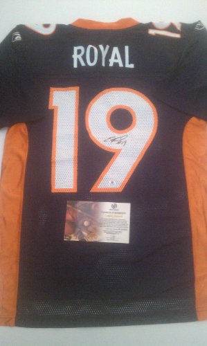 Eddie Royal Signed Denver Broncos Jersey
