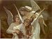 Angels Playing Violon Fine Art Poster Print by William Adolphe Bouguereau, 28x20