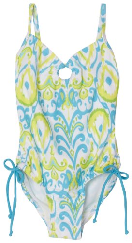 Little Maven Girls 2-6X One Piece Bathing Suit,Yellow Multi,4T