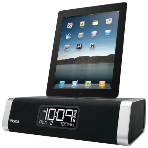 iHOME Id50Bzc App-Enhanced Bluetooth Dual Alarm Stereo Clock Radio Speakerphone