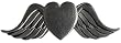 Womens "Winged Heart" Fashion Belt Buckle Womens "Winged Heart" Fashion Belt Buckle
