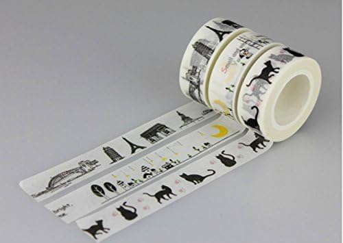 Kassadin Washi Tape Decorative Masking Tapes Many Style to Choose (Pack - 3 ( Style 3 ))