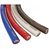 Scosche FP0C-50 Frosted 1/0 Gauge 50-Feet Roll Flux Power Wire (Clear)