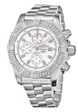 Breitling A1337053-A699-135A Aeromarine White Dial Stainless Steel Men's Automatic Chronograph, Chronometer Watch